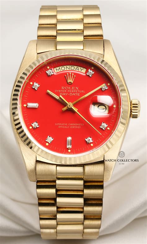 rolex sports watch red black|vintage red face rolex.